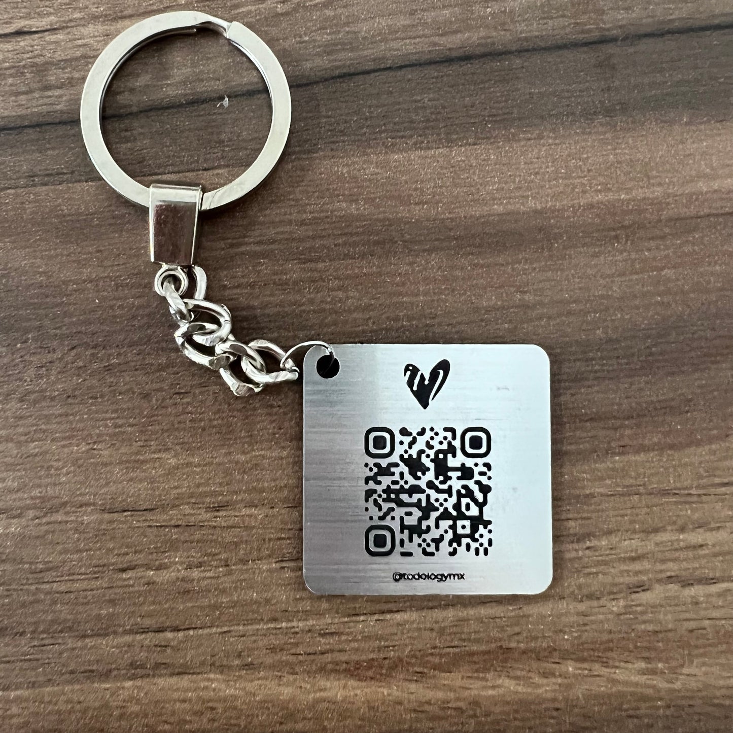 Llaveros de código QR