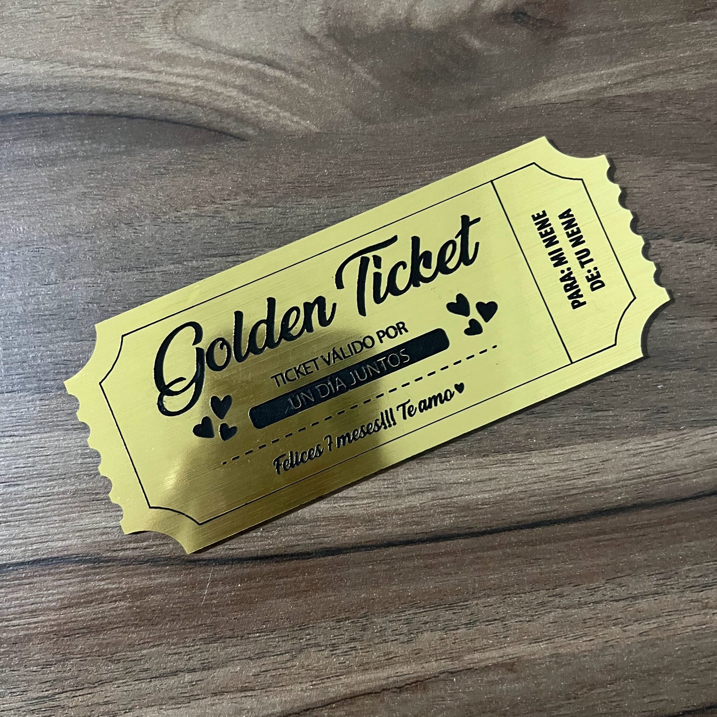 Golden ticket chico