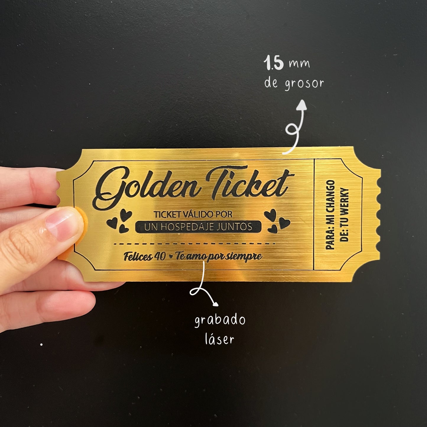 Golden ticket chico